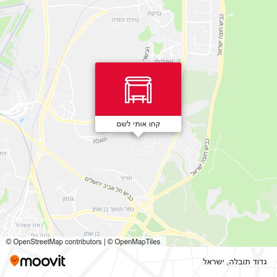 מפת גדוד תובלה