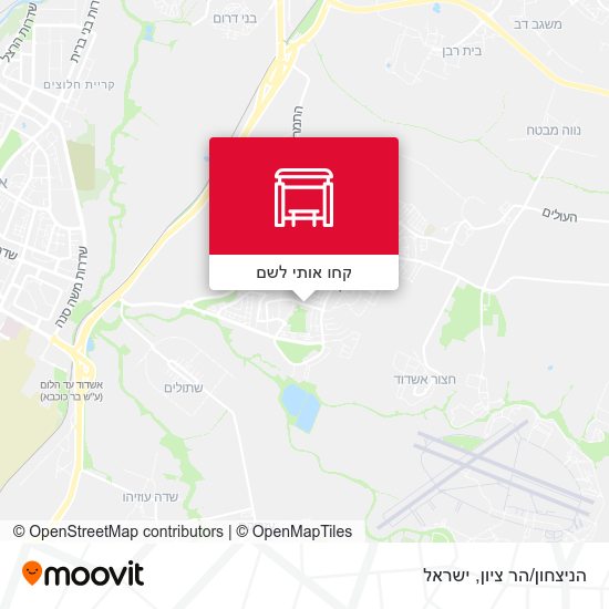 מפת הניצחון/הר ציון