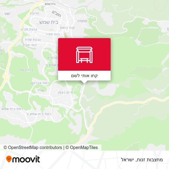 מפת מחצבות זנוח