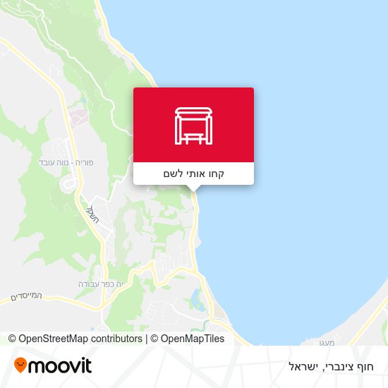מפת חוף צינברי