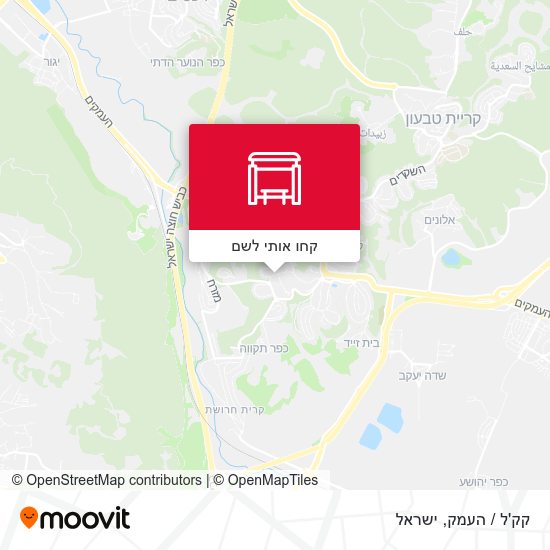 מפת קק'ל / העמק