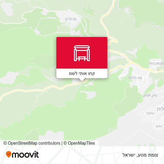 מפת צומת מטע