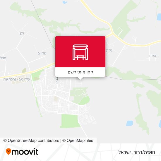 מפת חופית/דרור