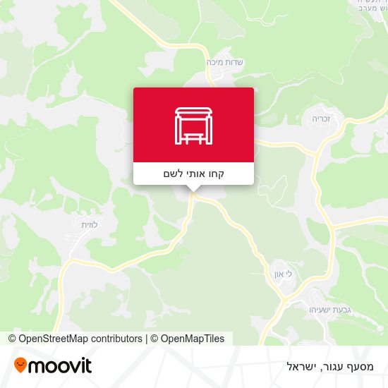 מפת מסעף עגור