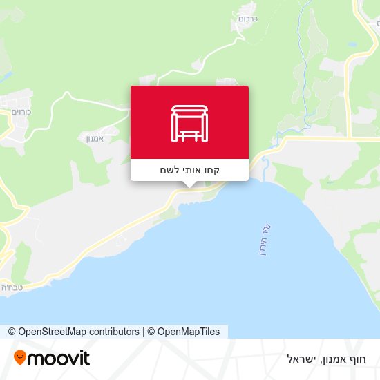 מפת חוף אמנון