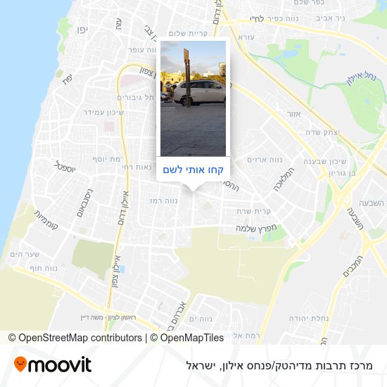 מפת מרכז תרבות מדיהטק/פנחס אילון