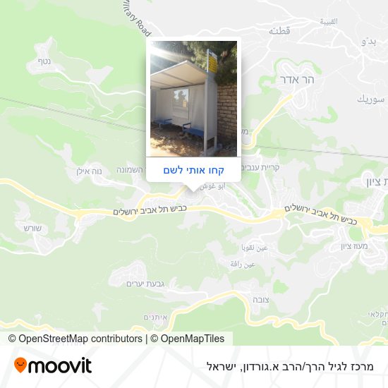 מפת מרכז לגיל הרך/הרב א.גורדון