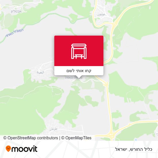 מפת כליל החורש