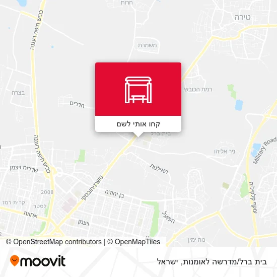 מפת בית ברל/מדרשה לאומנות