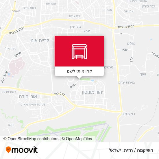 מפת השיקמה / הזית
