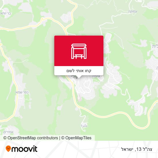 מפת צה''ל 13