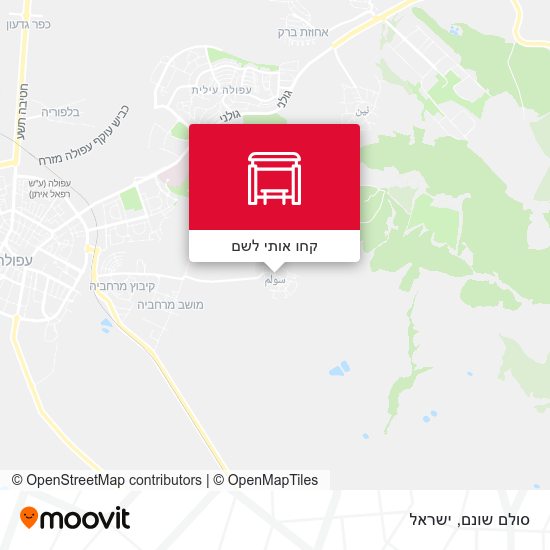 מפת סולם שונם