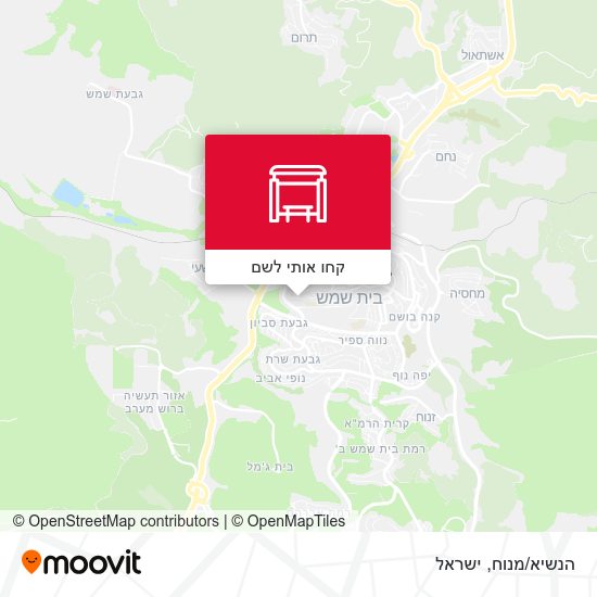 מפת הנשיא/מנוח