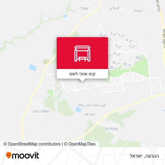 מפת הגבעה
