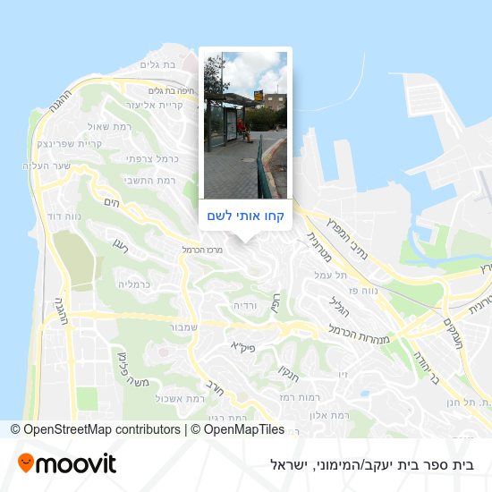 מפת בית ספר בית יעקב/המימוני