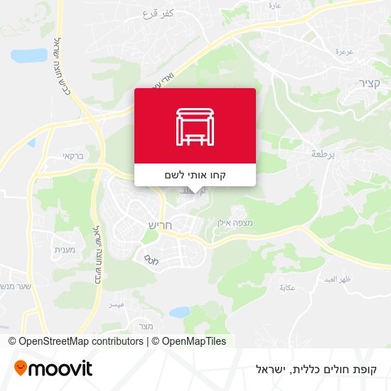 מפת קופת חולים כללית