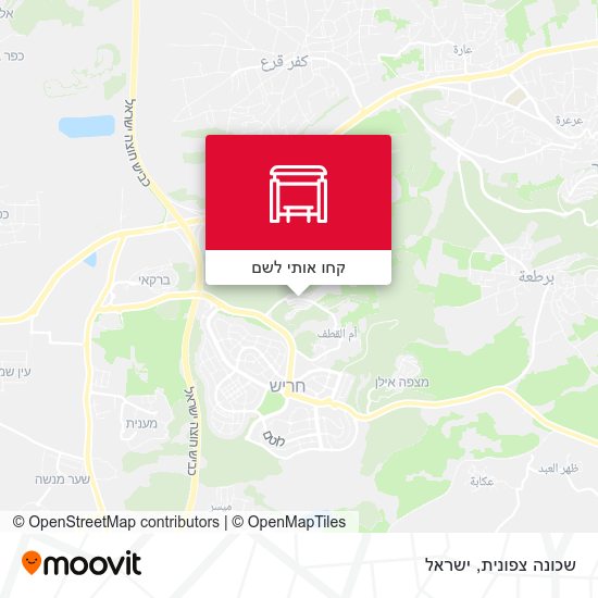 מפת שכונה צפונית