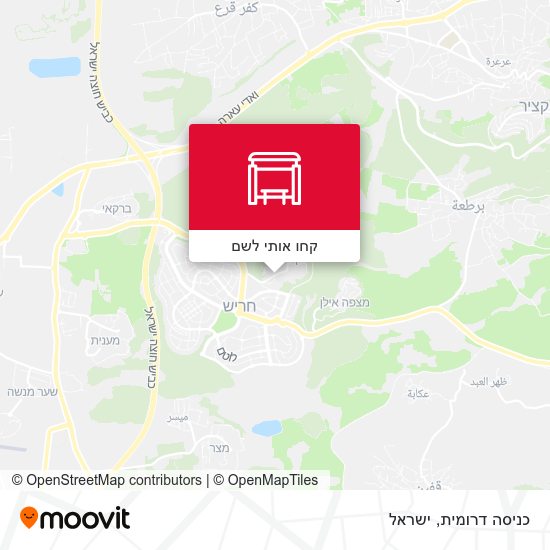 מפת כניסה דרומית