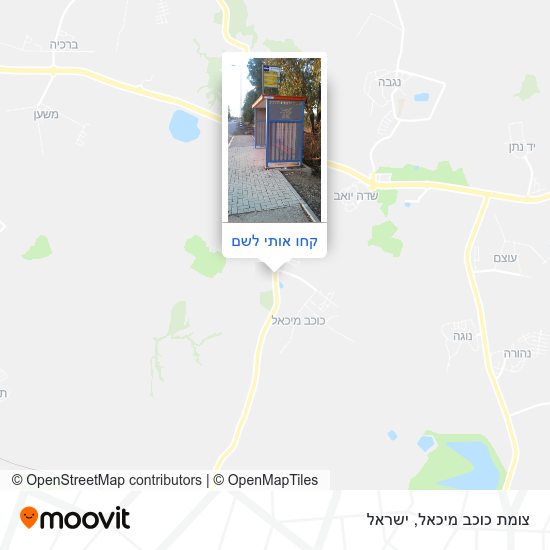 מפת צומת כוכב מיכאל