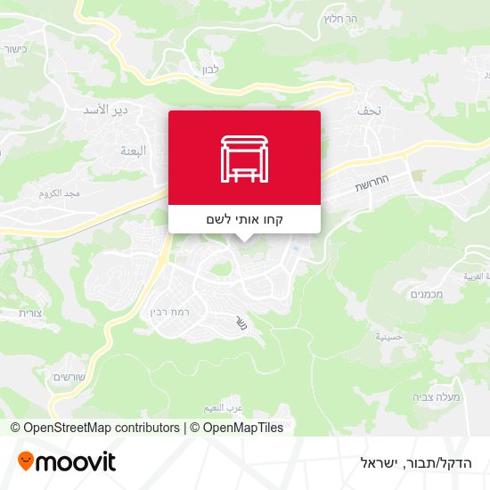 מפת הדקל/תבור