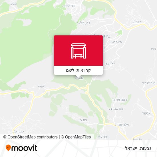 מפת גבעות