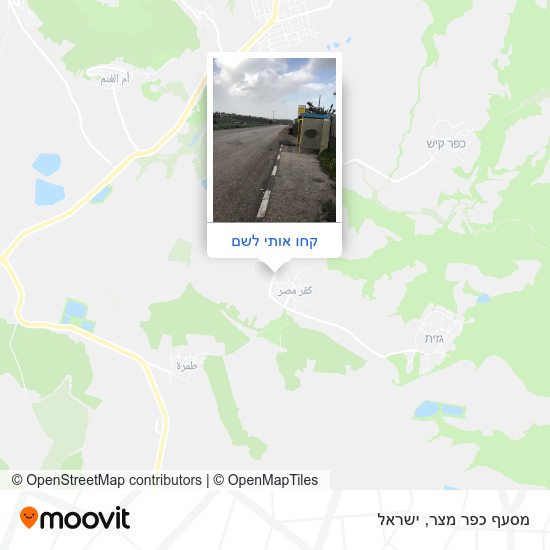 מפת מסעף כפר מצר