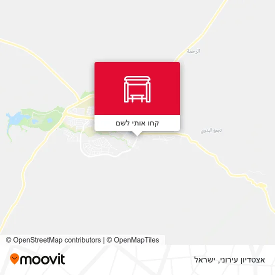 מפת אצטדיון עירוני