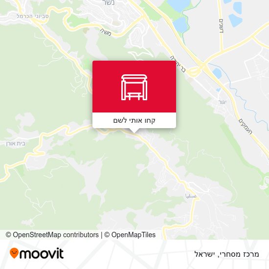 מפת מרכז מסחרי
