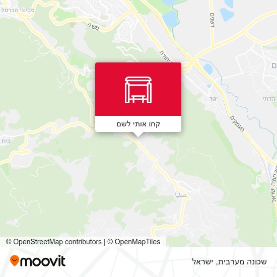 מפת שכונה מערבית