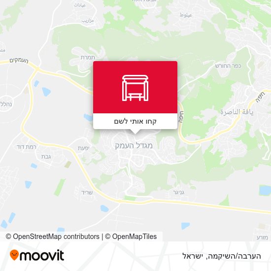 מפת הערבה/השיקמה
