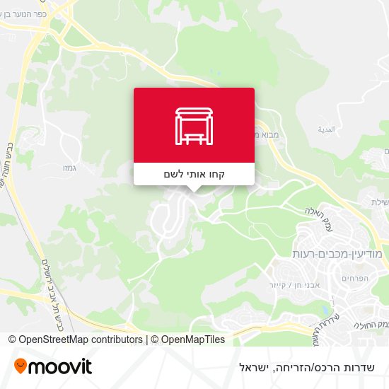 מפת שדרות הרכס/הזריחה