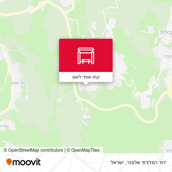 מפת דוד רמז/דוד אלעזר