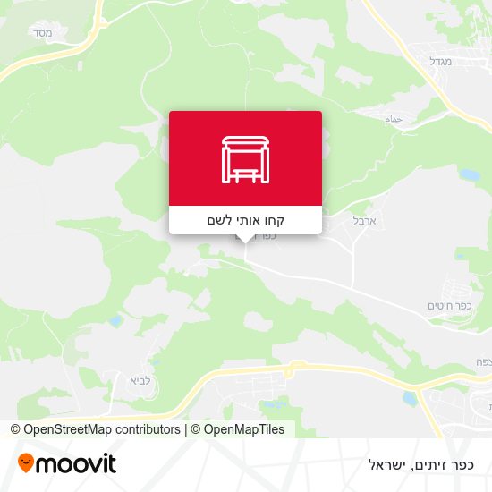 מפת כפר זיתים