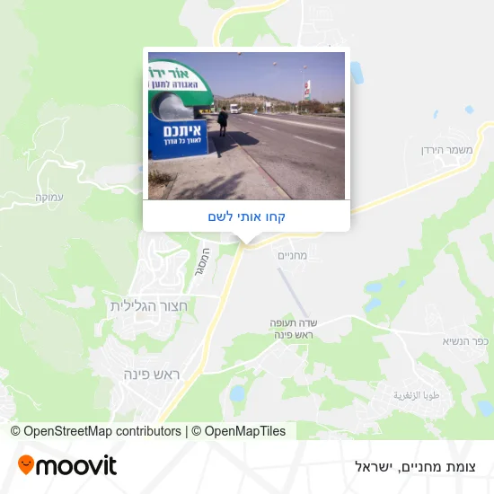 מפת צומת מחניים
