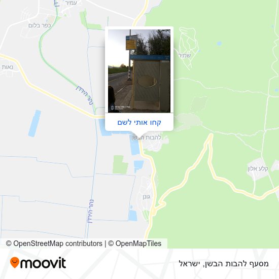 מפת מסעף להבות הבשן