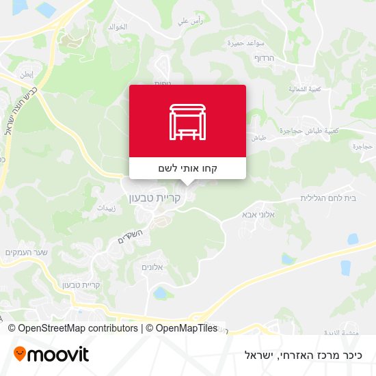 מפת כיכר מרכז האזרחי