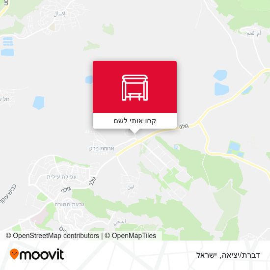 מפת דברת/יציאה