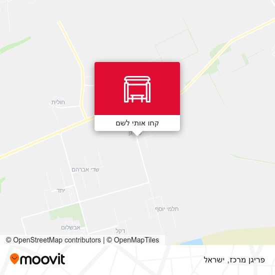 מפת פריגן מרכז
