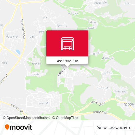 מפת הזית/השיטה