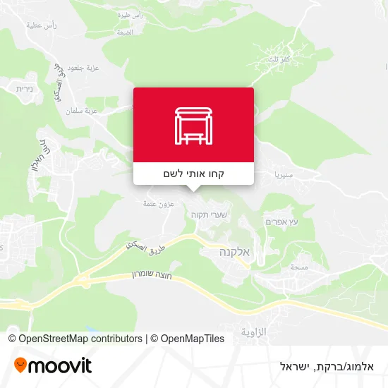 מפת אלמוג/ברקת