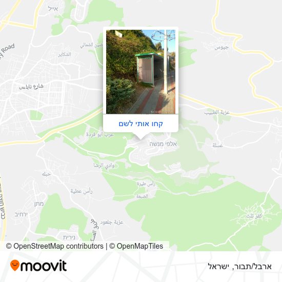מפת ארבל/תבור