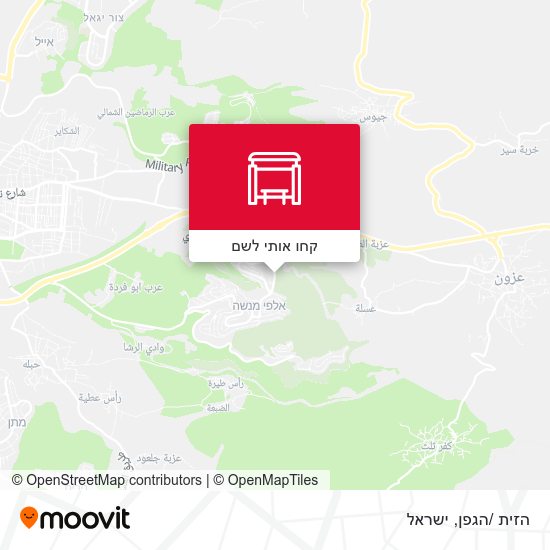 מפת הזית /הגפן