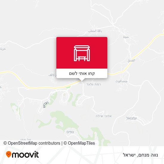 מפת נווה מנחם
