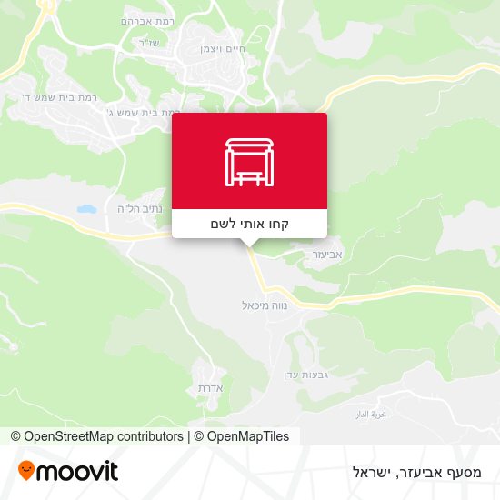 מפת מסעף אביעזר