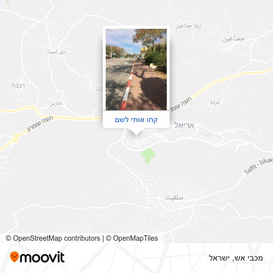 מפת מכבי אש