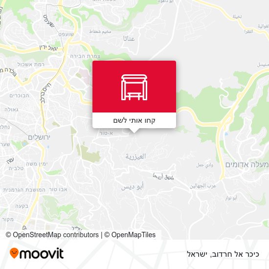 מפת כיכר אל חרדוב