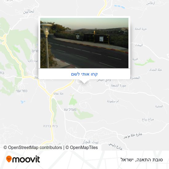 מפת סובת התאנה