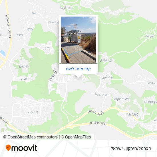 מפת הכרמל/הירקון