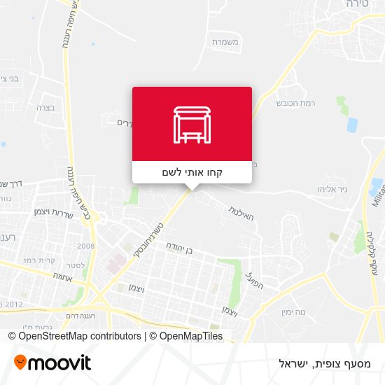 מפת מסעף צופית
