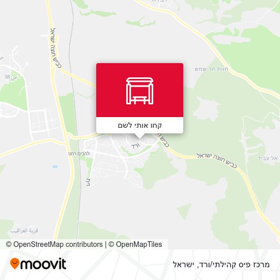 מפת מרכז פיס קהילתי/ורד
